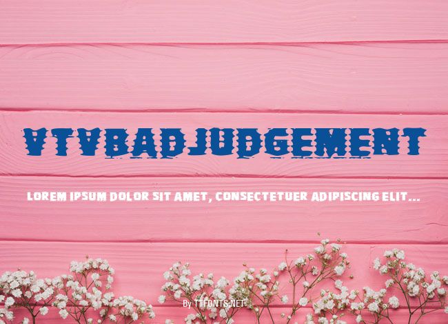VTVBadJudgement example