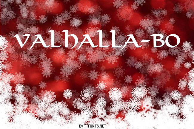 Valhalla-BO example