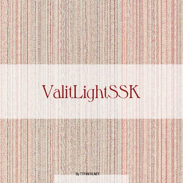 ValitLightSSK example