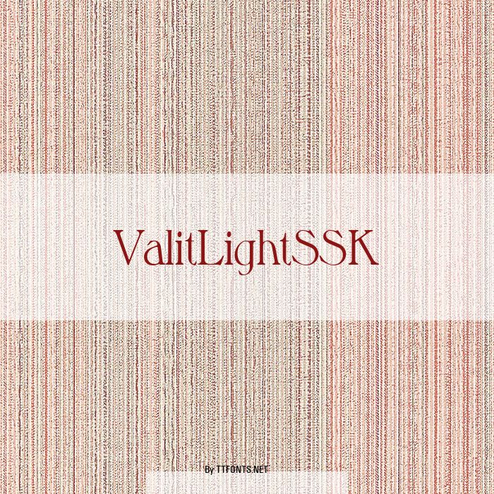 ValitLightSSK example