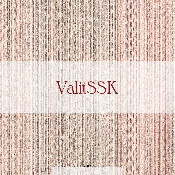 ValitSSK example