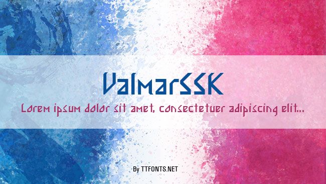 ValmarSSK example