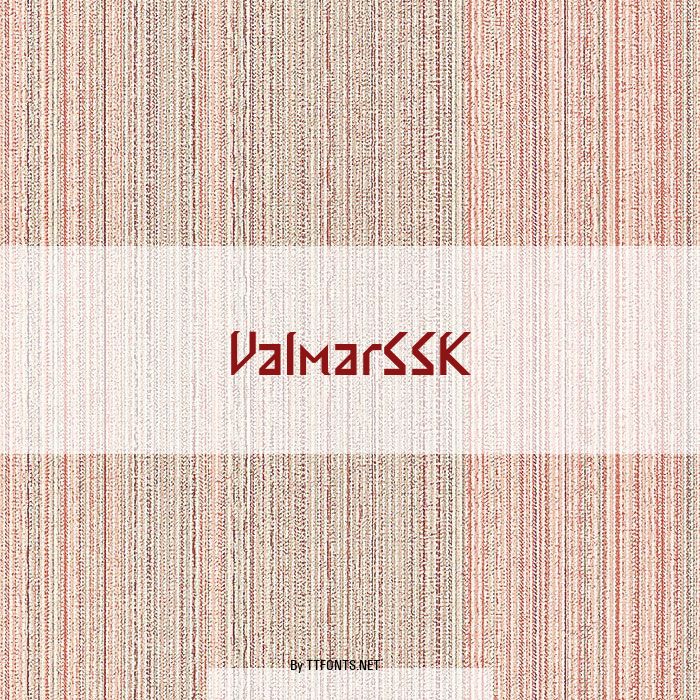 ValmarSSK example