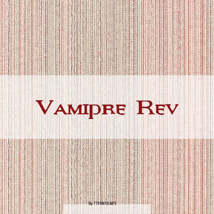 Vamipre Rev example