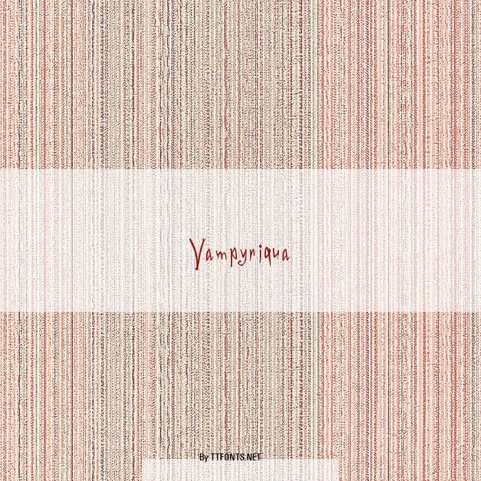 Vampyriqua example