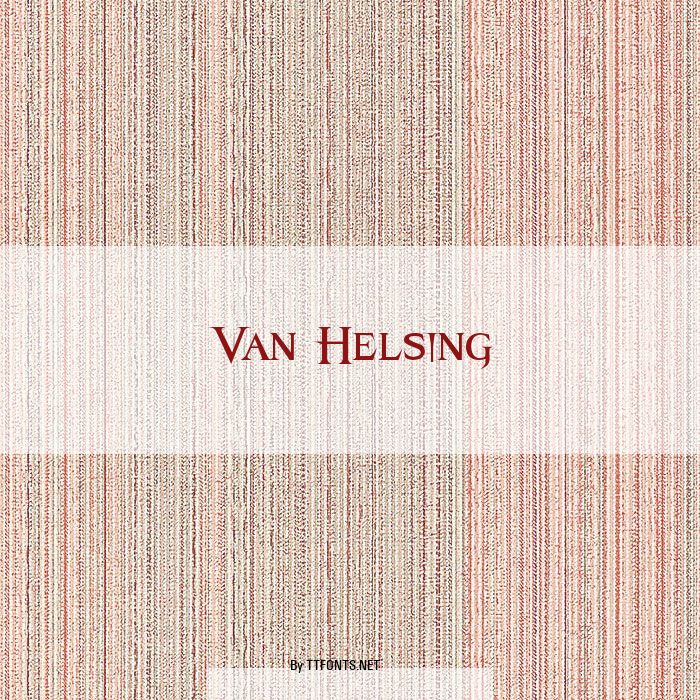 Van Helsing example