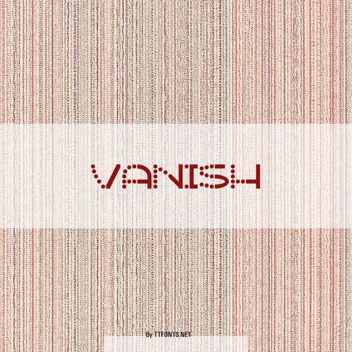 Vanish example