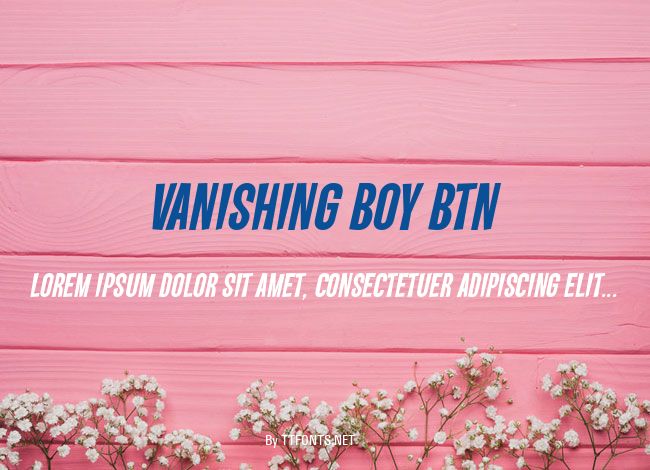 Vanishing Boy BTN example