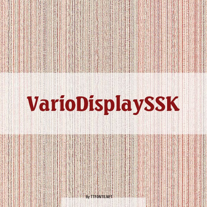 VarioDisplaySSK example