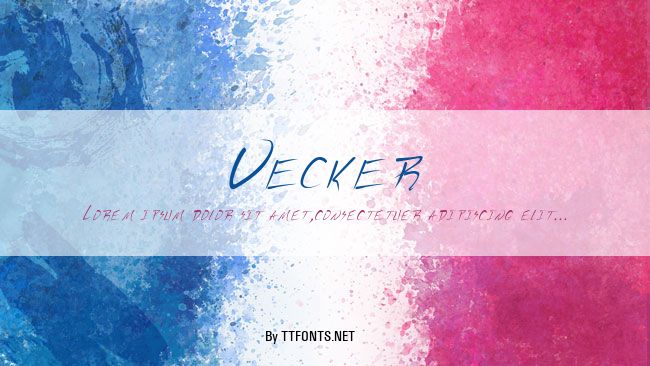 Vecker example