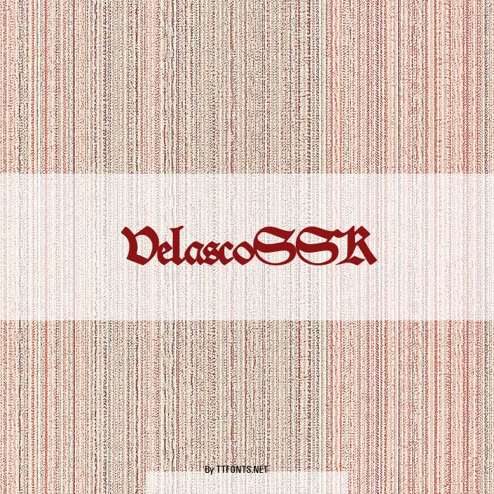 VelascoSSK example