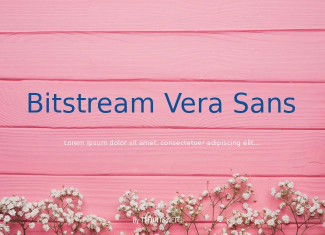 Bitstream Vera Sans example