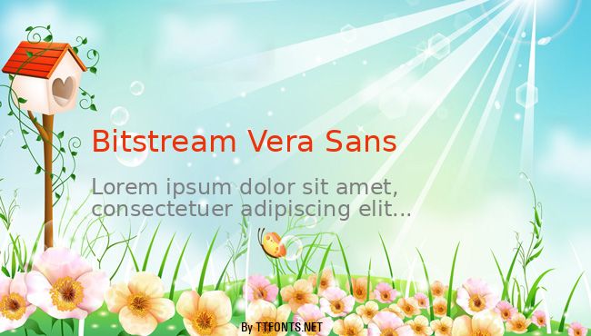 Bitstream Vera Sans example