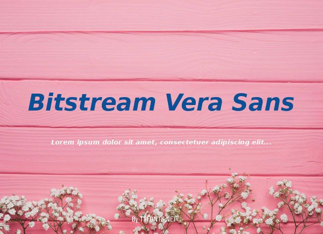 Bitstream Vera Sans example