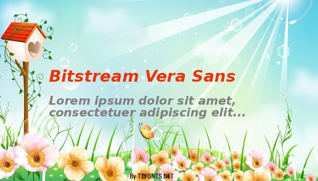 Bitstream Vera Sans example