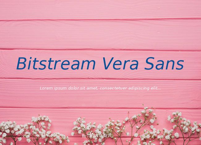 Bitstream Vera Sans example
