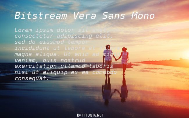 Bitstream Vera Sans Mono example