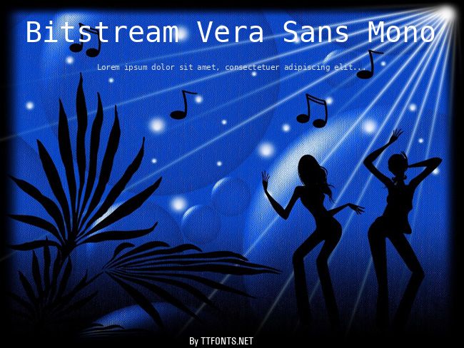 Bitstream Vera Sans Mono example