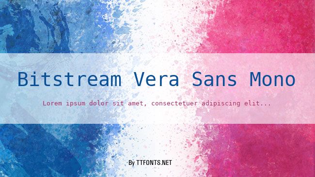 Bitstream Vera Sans Mono example