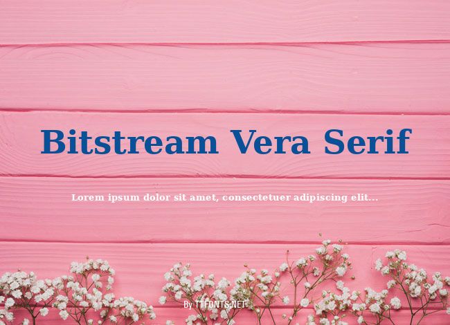 Bitstream Vera Serif example