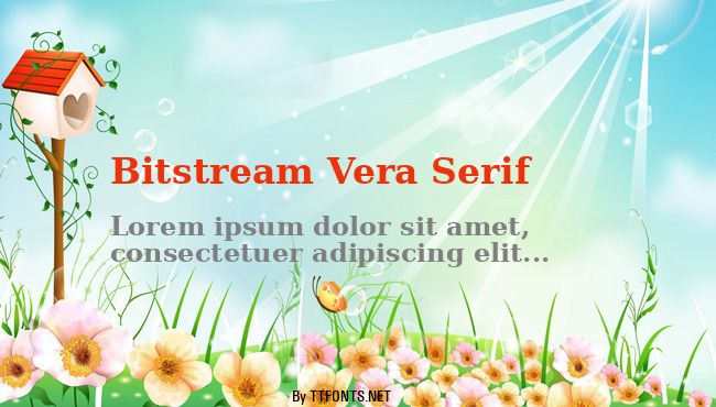 Bitstream Vera Serif example