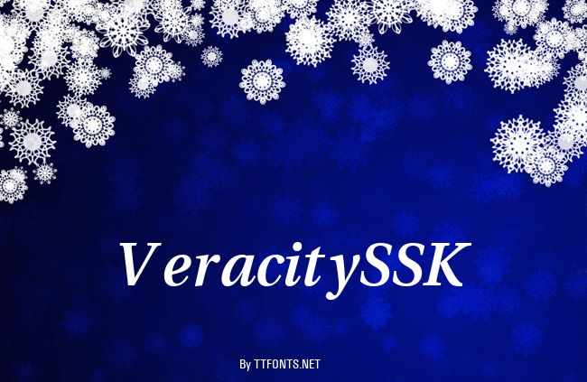 VeracitySSK example