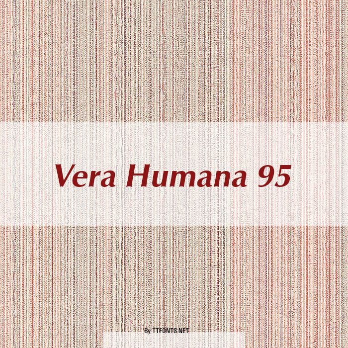 Vera Humana 95 example