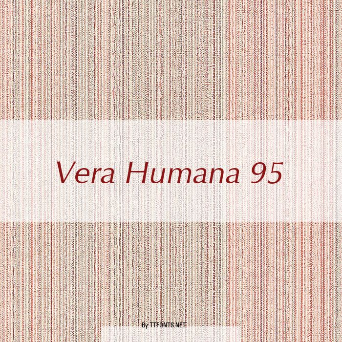 Vera Humana 95 example