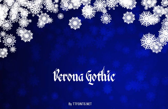Verona Gothic example