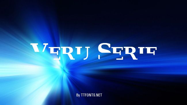 Veru Serif example