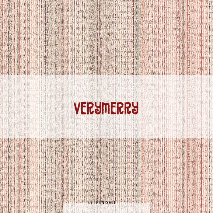 VeryMerry example