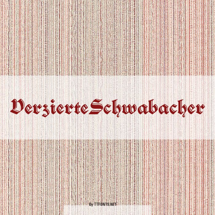 VerzierteSchwabacher example