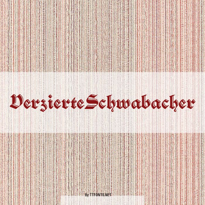 VerzierteSchwabacher example