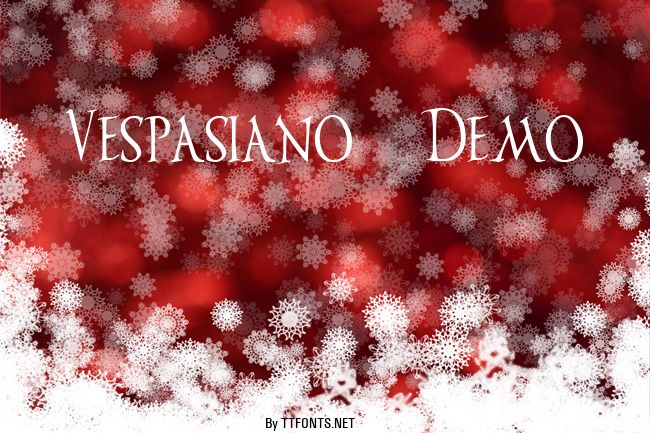 Vespasiano Demo example