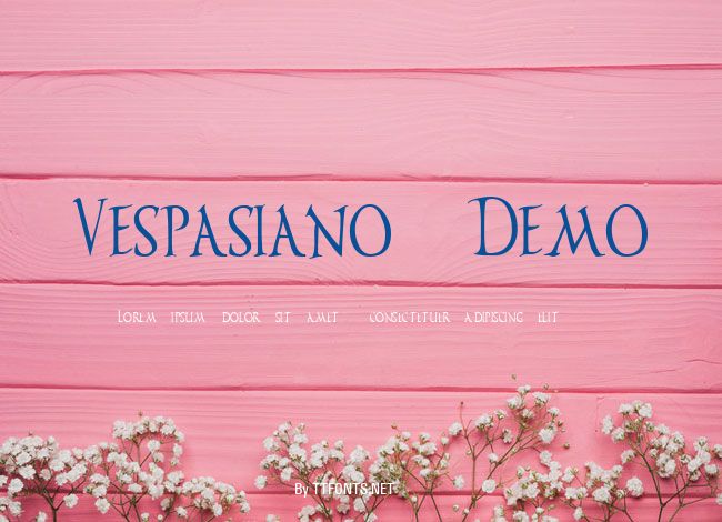 Vespasiano Demo example