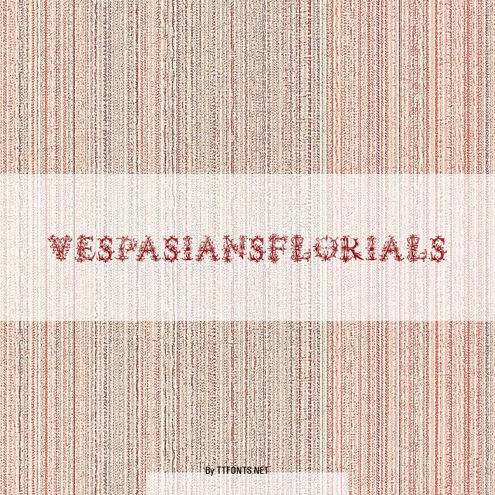 VespasiansFlorials example