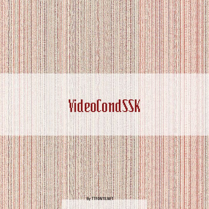 VideoCondSSK example