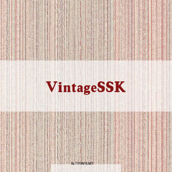 VintageSSK example