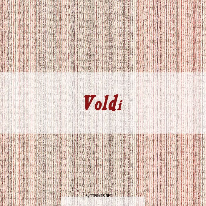 Voldi example