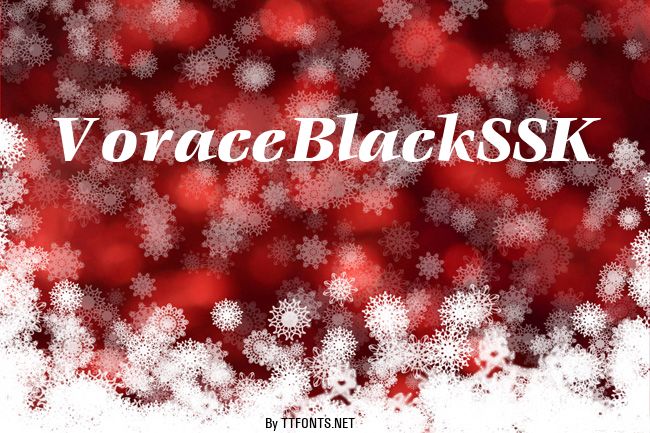 VoraceBlackSSK example