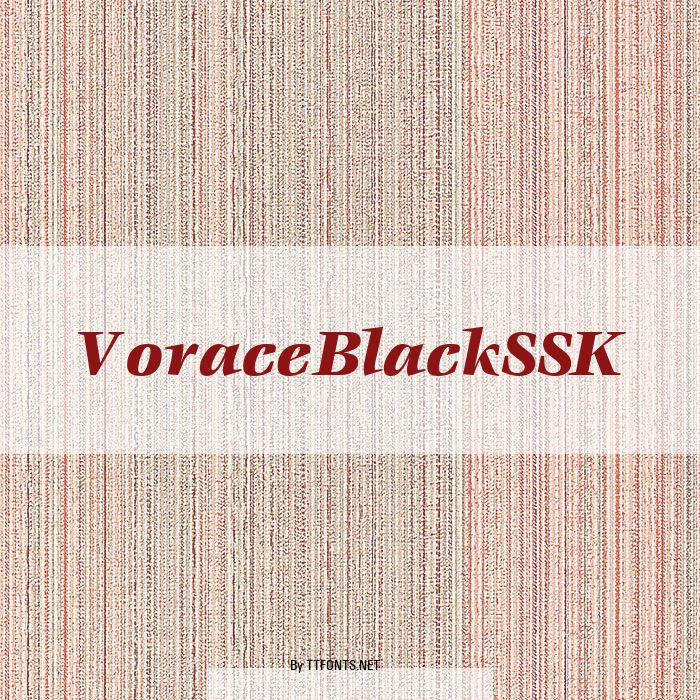 VoraceBlackSSK example