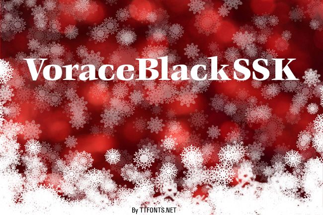 VoraceBlackSSK example