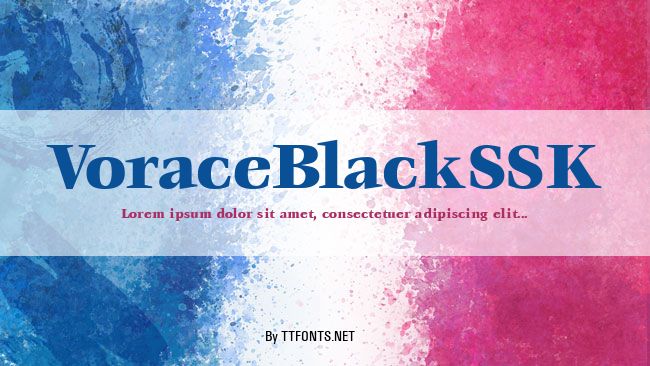 VoraceBlackSSK example