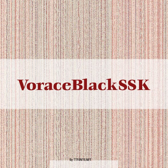 VoraceBlackSSK example