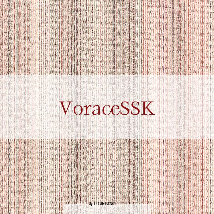 VoraceSSK example