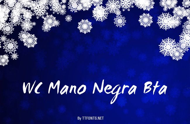 WC Mano Negra Bta example