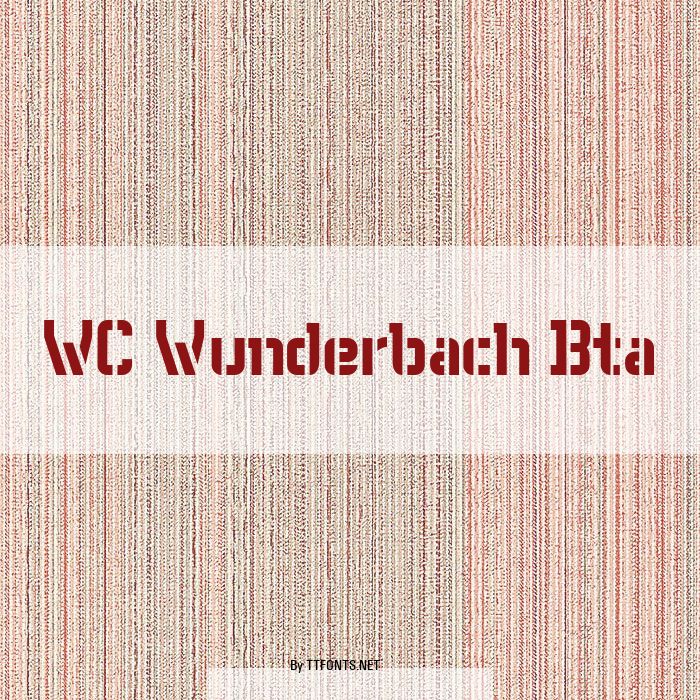 WC Wunderbach Bta example