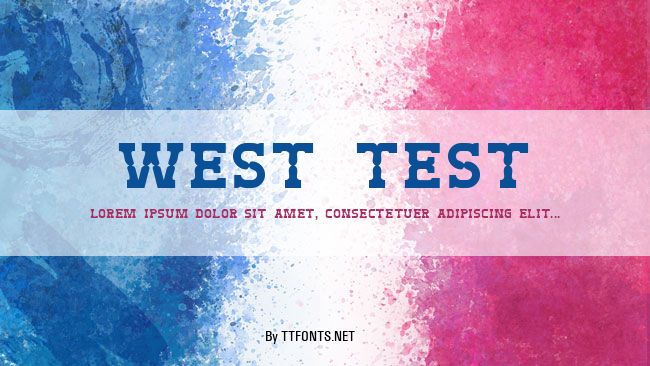 West Test example