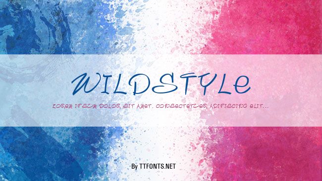 Wildstyle example
