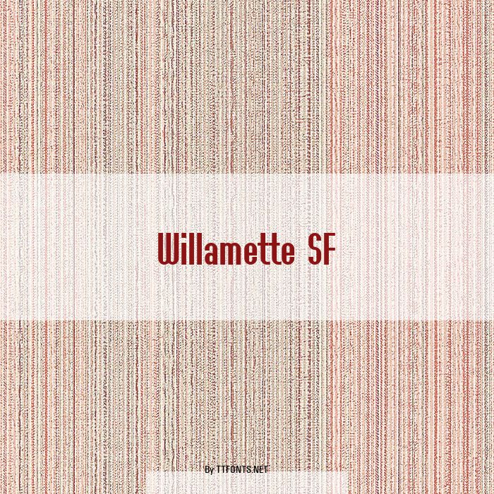 Willamette SF example